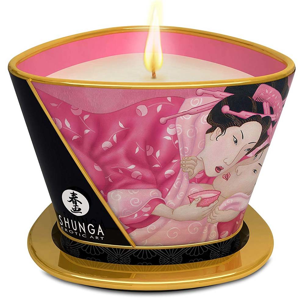 Shunga Candle trandafir